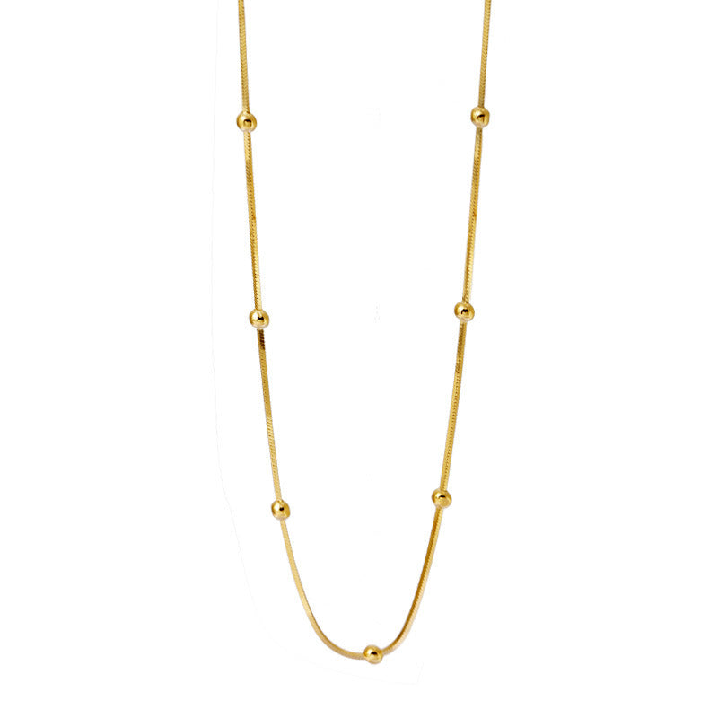 Sterling Silver Necklace For Women Ball Chain Necklaces