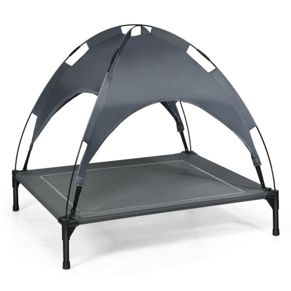 35.5inch X 32 Inch Dog Bed With UV Resistant Canopy