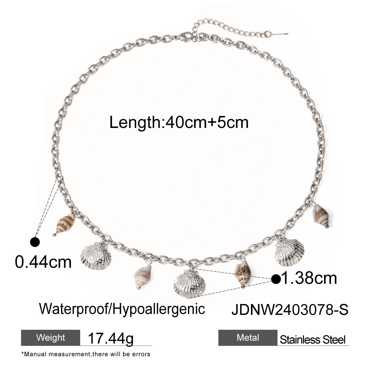 Stainless Steel Starfish Shell Conch Bracelet For Women Fashion