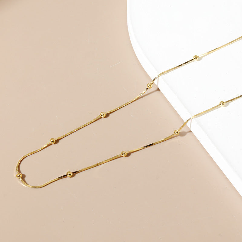 Sterling Silver Necklace For Women Ball Chain Necklaces
