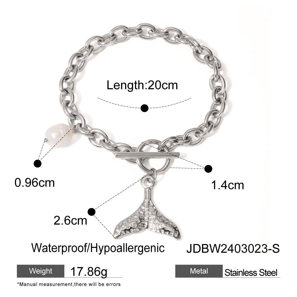 Stainless Steel Starfish Shell Conch Bracelet For Women Fashion