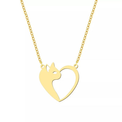 Women's Fashion Jewelry Stainless Steel Heart Necklaces